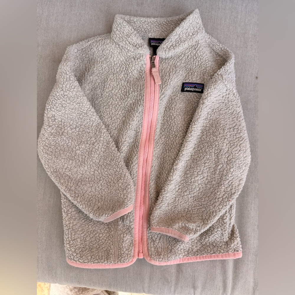 Baby Patagonia fuzzy Jacket 3T
